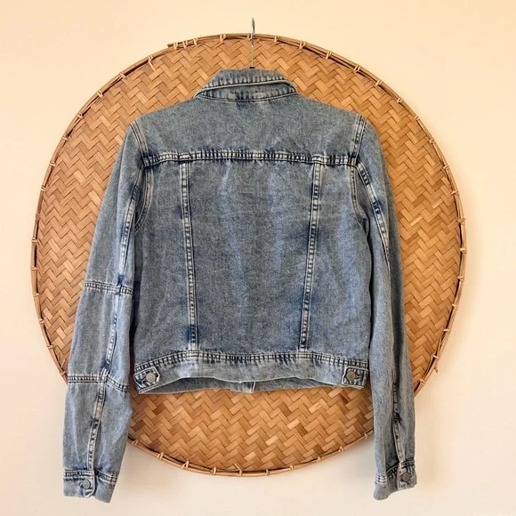 WOMEN’S RUMORS FREE PEOPLE DENIM JACKET COASTAL COWGIRL FESTIVAL‎ BOHO EUC - Picture 12 of 16